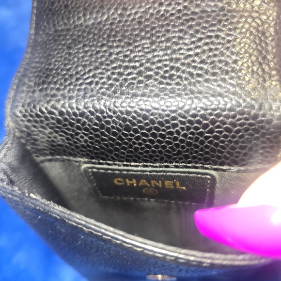 Chanel Cc Case Pouch Leather Black - Picture 4 of 5